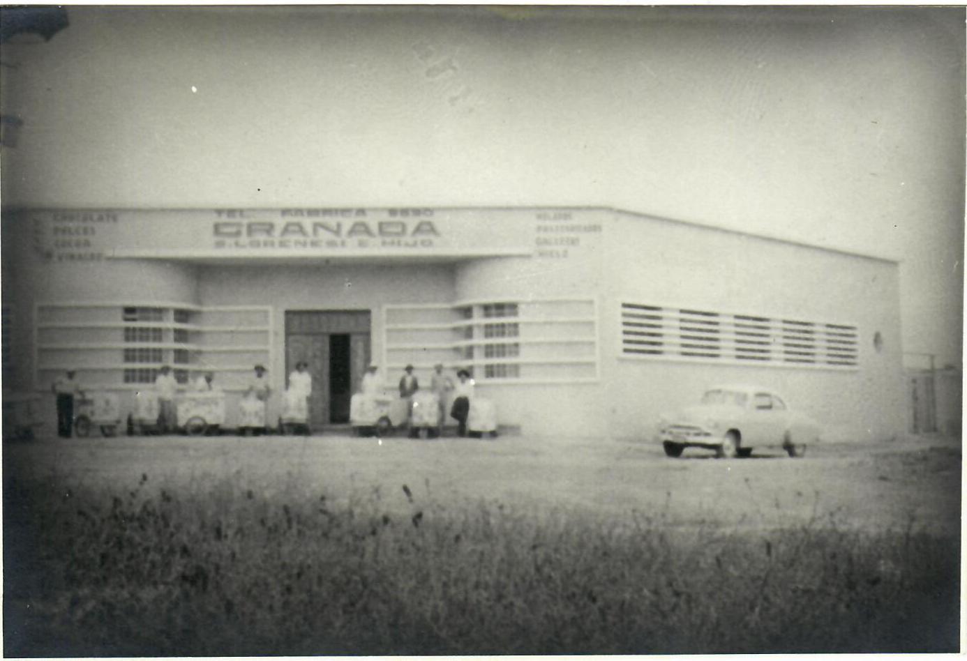 Fábrica Granada original en Zona 4, 1947